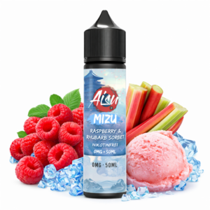 raspberry & rhubard sorbet [50 ml] aisu by zap! juice